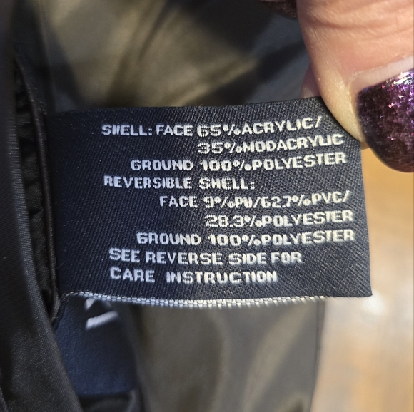 Blassport Dark Brown Reversible Faux Fur Zip Vest M - Picture 7 of 9